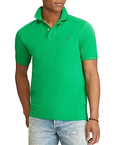 Shop Polo Ralph Lauren Classic Fit Stretch Mesh Polo Shirt In Green