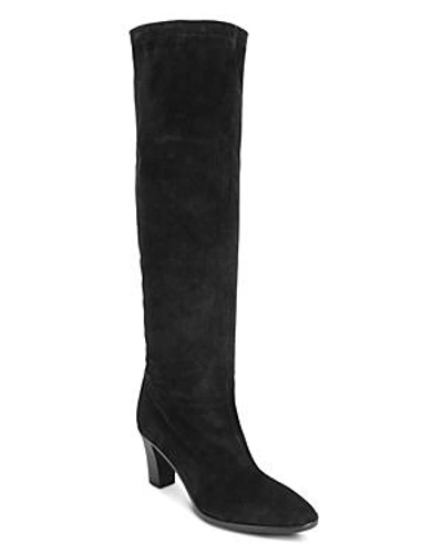 Shop Vince Women's Casper Suede Over-the-knee Boots In Black