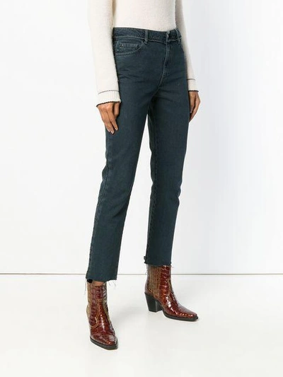 Shop Iro Straight-fit Denim Jeans - Grey
