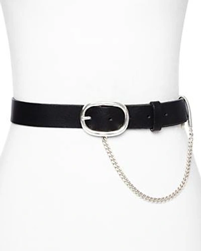 Shop Rag & Bone /jean Chain Detail Boyfriend Belt In Black