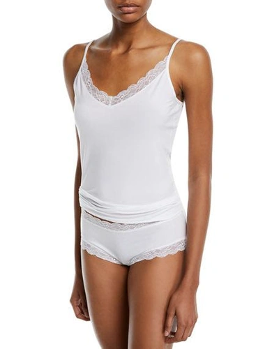 Shop Hanro Cotton Lace Camisole In White