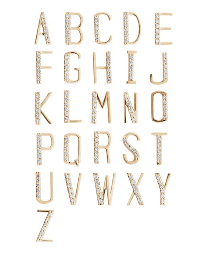 Shop Lana Gold Personalized Eight-letter Pendant Necklace W/ Diamonds