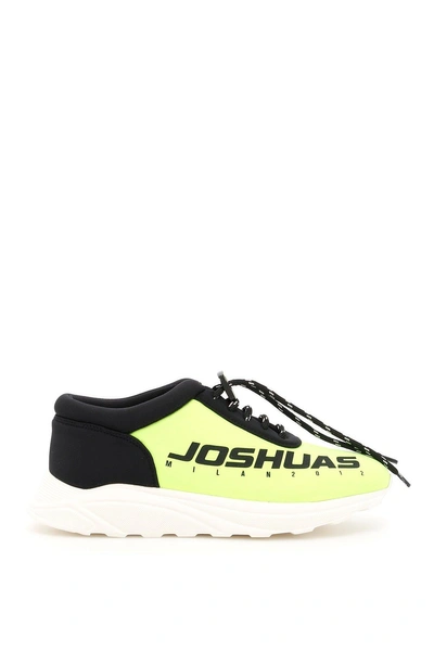 Shop Joshua Sanders Logo Print Sneakers In Multi