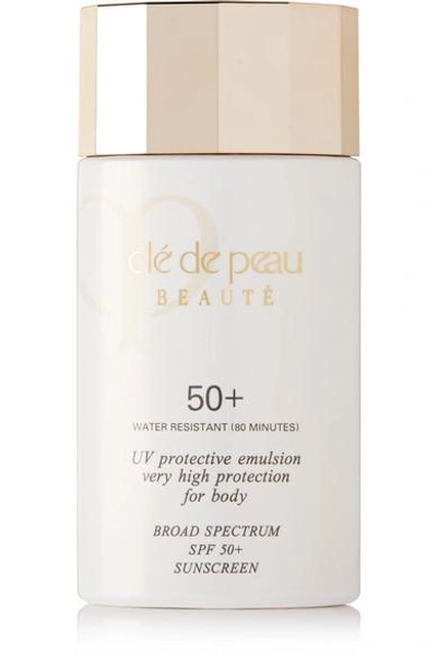 Shop Clé De Peau Beauté Uv Protective Body Emulsion Spf50, 75ml - Colorless