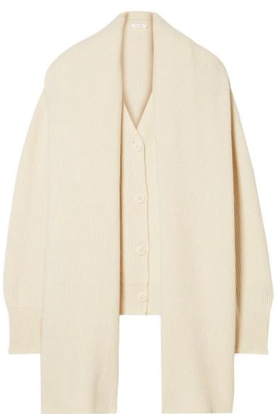 Shop The Row Scarletta Oversized Cashmere Cardigan In Ivory