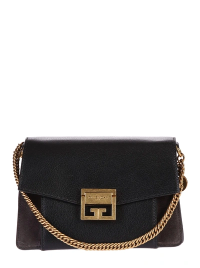 Shop Givenchy Black Small Gv3 Bag