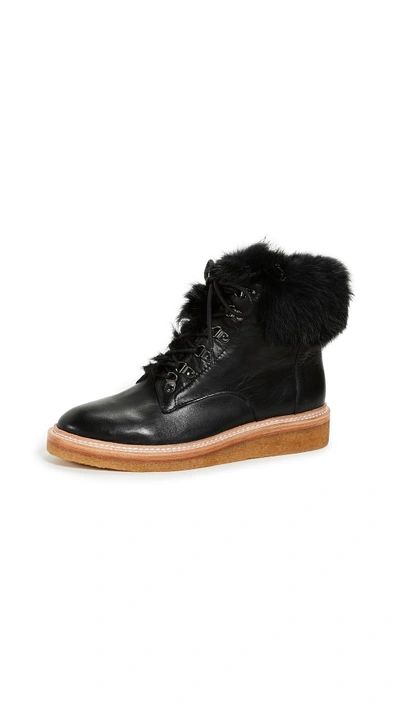 Shop Botkier Winter Combat Boots In Black