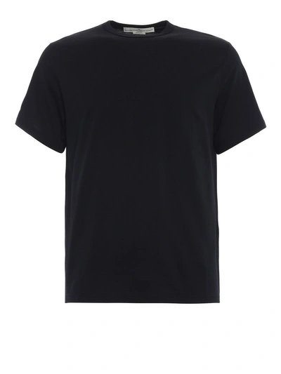 Shop Golden Goose Logo Print T-shirt In Black/wheel