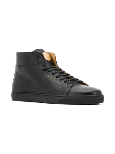 Shop Alexander Laude Magic Hi-top Sneakers - Black