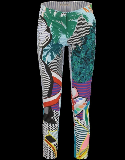 Shop Mary Katrantzou Amra Printed Trouser In Pop-art