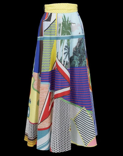 Shop Mary Katrantzou Camille Printed Skirt In Pop-art