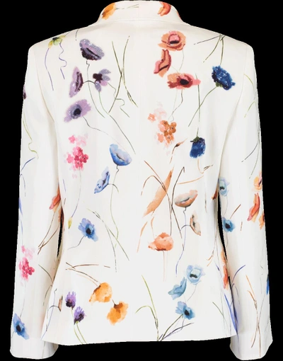 Shop Escada Brikenab Floral Blazer In Fantasy