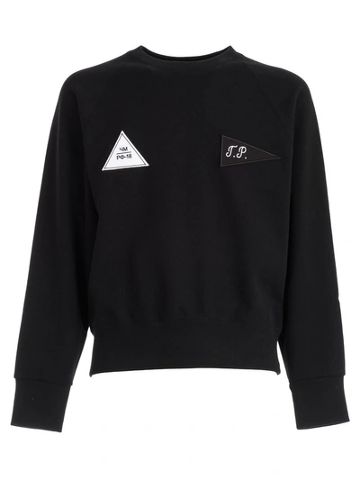 Shop Gosha Rubchinskiy Patch Detail Sweatshirt In Black