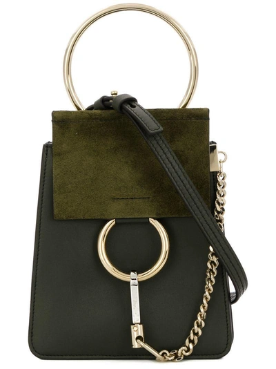 Shop Chloé Small Faye Bracelet Bag - Green