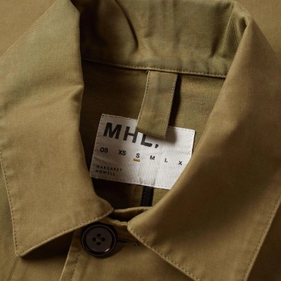 Shop Mhl By Margaret Howell Flap Pocket Jacket In Green