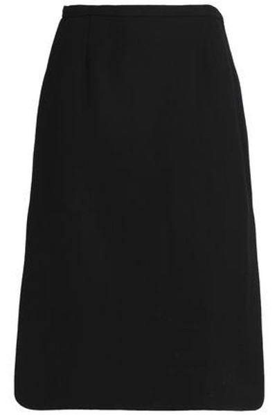 Shop Rochas Woman Crepe Skirt Black