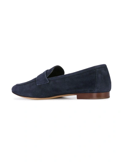Shop Mansur Gavriel Classic Loafers In Blue