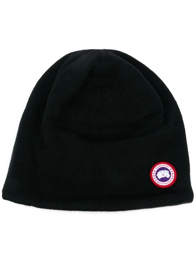 Shop Canada Goose Standard Toque Hat - Black