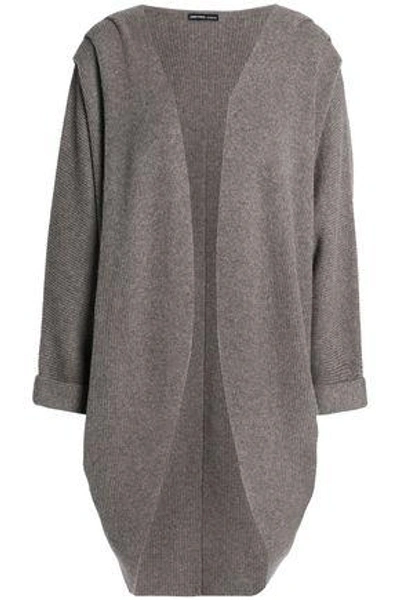 Shop James Perse Cashmere Cardigan In Taupe