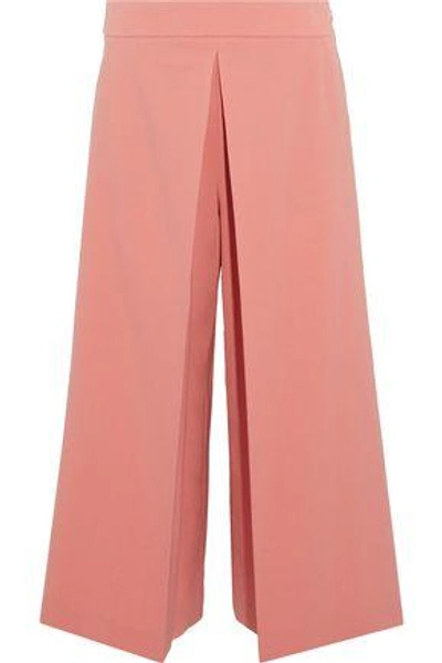 Shop Alexander Wang Woman Pleated Twill Culottes Antique Rose