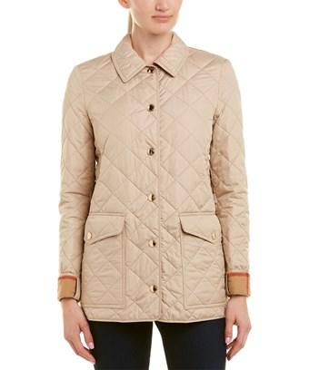 burberry quilted jacket beige