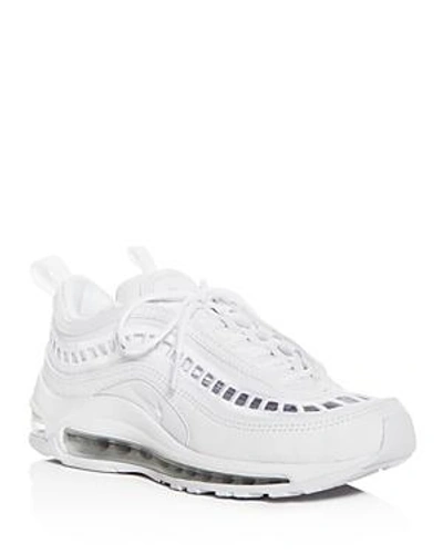 Shop Nike Women's Air Max 97 Ultra Lace Up Sneakers In White/white