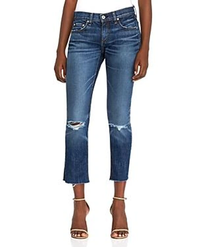 Shop Rag & Bone Distressed Ankle Jeans In Dia