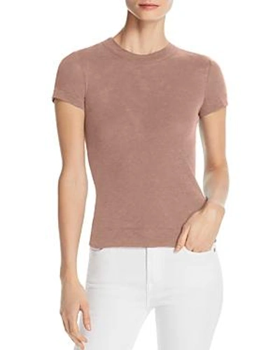 Shop Theory Apex Tiny Tee In Mauve Mist