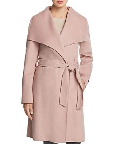 Shop T Tahari Ellie Wrap Coat In Powder Pink