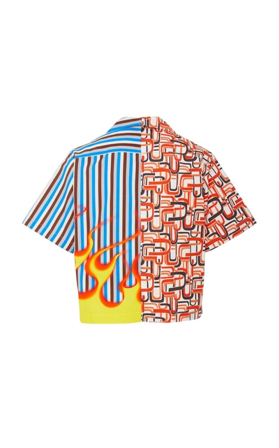 Prada two print shirt hotsell