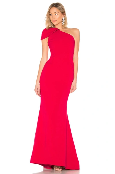 Shop Rebecca Vallance Poppy Gown In Barberry