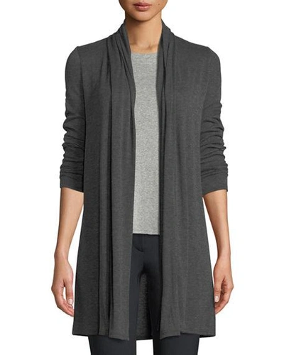 Shop The Row Knightsbridge Open-front Sweater In Charcoal