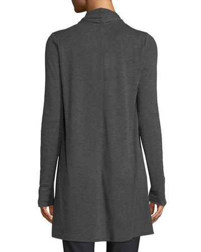 Shop The Row Knightsbridge Open-front Sweater In Charcoal