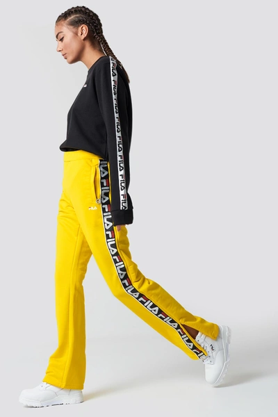 Fila Thora Track Pants - Yellow