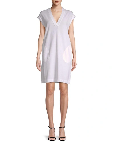 Shop Atm Anthony Thomas Melillo Anthony Thomas Melillo Pique Solid Dress In Nocolor