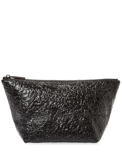 Shop Deux Lux Crinkle Metallic Cosmetic Bag In Nocolor