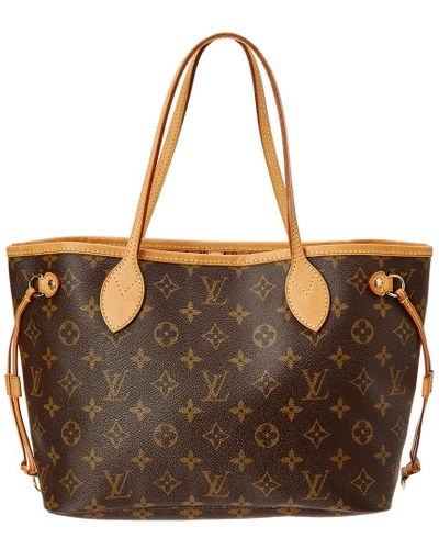 Pre-owned Louis Vuitton Monogram Canvas Neverfull Pm In Nocolor