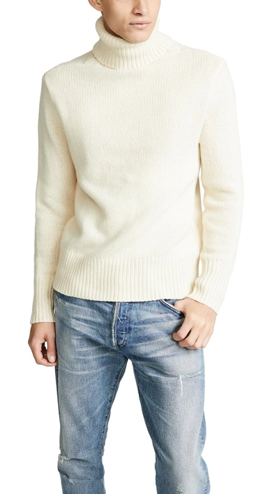 Polo Ralph Lauren Turtleneck Sweater In Cream | ModeSens