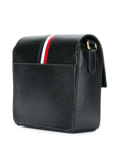 Shop Thom Browne Square Gift Box Leather Bag