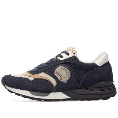 Shop Visvim Roland Jogger Veggie Suede In Blue