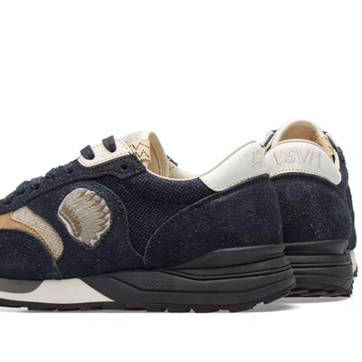 Shop Visvim Roland Jogger Veggie Suede In Blue