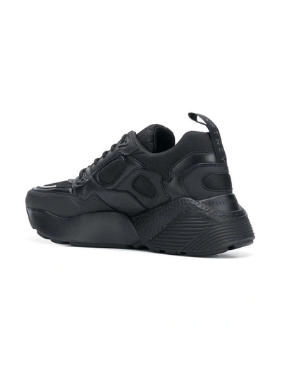 Shop Stella Mccartney Textured Sneakers - Black