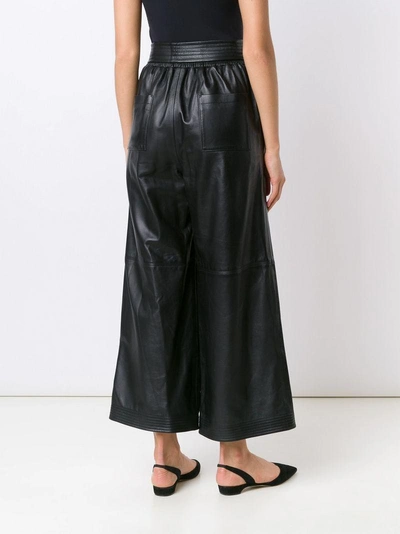 Shop Tome Leather Karate Pants In Black