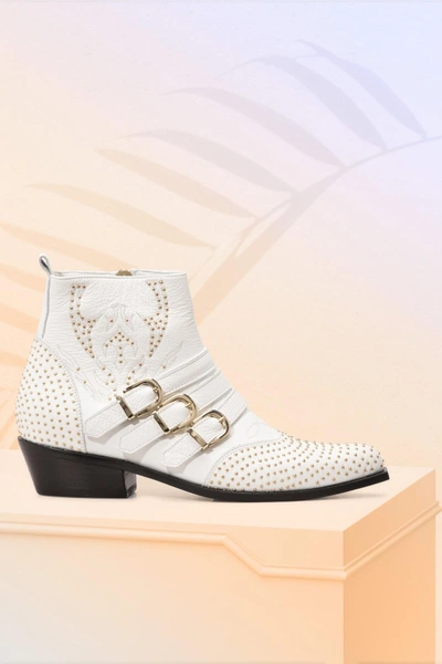 Shop Anine Bing Penny Boots In White