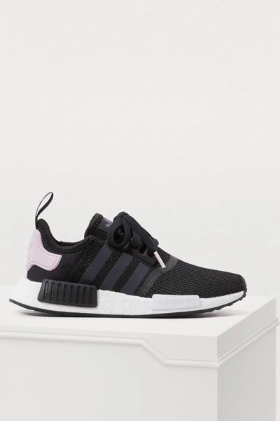 Shop Adidas Originals Nmd R1 Sneakers In Noir Essentiel