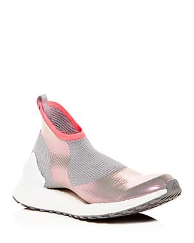 Shop Adidas By Stella Mccartney Women's Ultraboost X Atr Knit Slip-on Sneakers In Mid Gray/turbo
