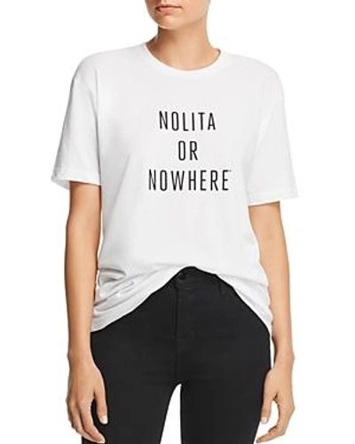 Shop Knowlita Nolita Or Nowhere Tee In White