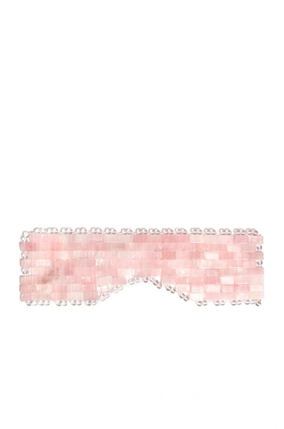 Shop Angela Caglia Skincare Self Love Rose Quartz Eye Mask In N,a