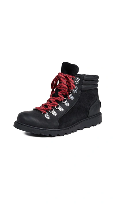 Shop Sorel Ainsley Conquest Boots In Black/black