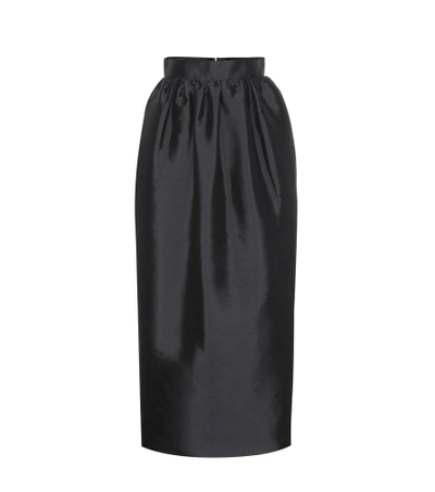 Shop The Row Ranel Duchess Silk Maxi Skirt In Black